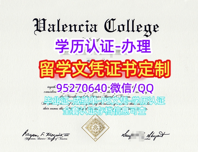 You are currently viewing 瓦伦西亚学院毕业证文凭Valencia Diploma国外大学学位证办